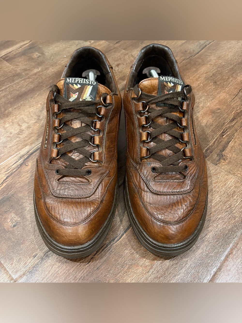 Mephisto Sport Shoes Mens US 11 EU 44 Brown Leather Comfort Walking Casual